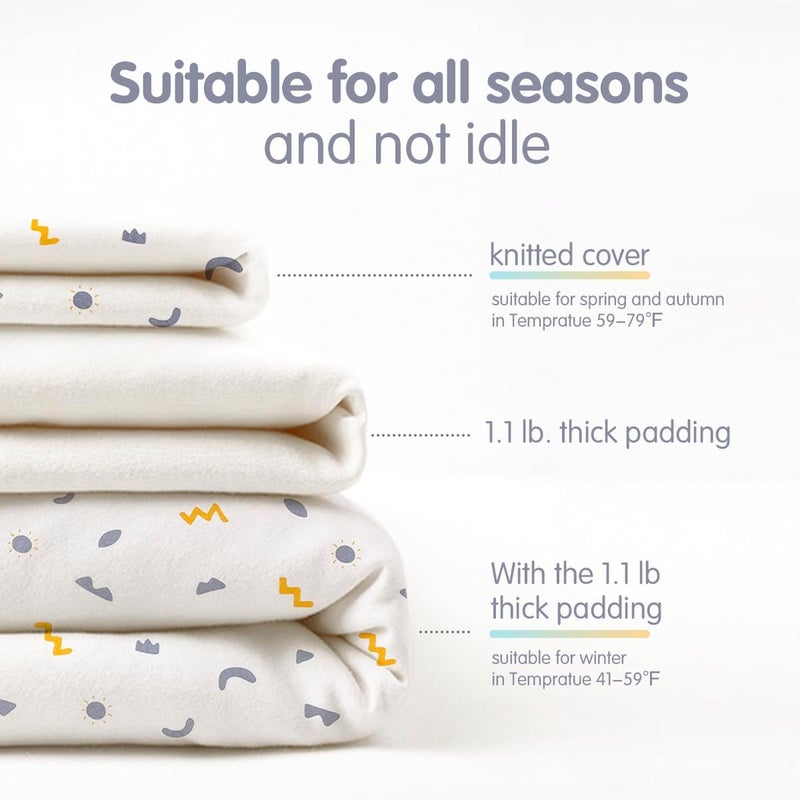 KIDDA Newborn 0-12 Months Baby Swaddle Blanket Multifunctio Boys Girls Cotton Thick Mat Wrap Stroller Sleeping Sacks Infant - Image 1